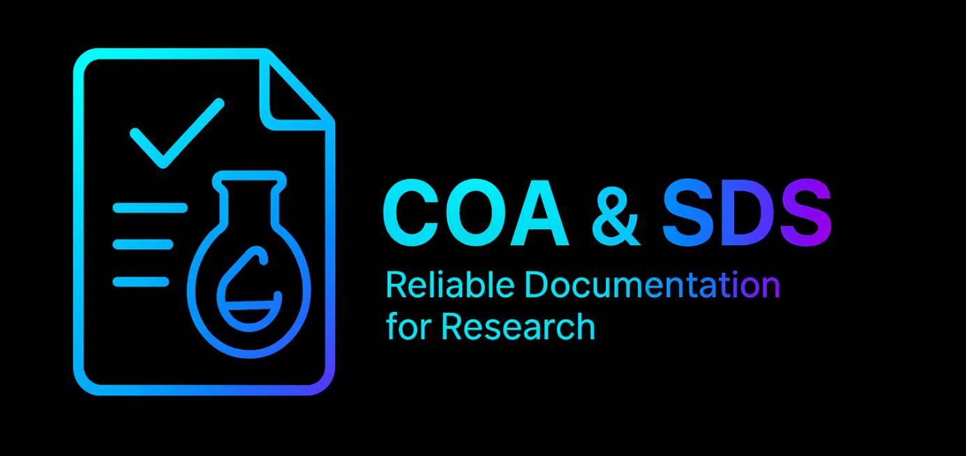 The Role of Documentation in Research Peptides: Why COAs and SDSs Matter